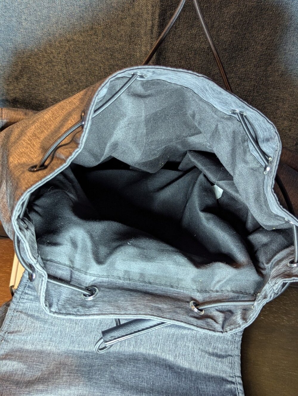 CALIA by Carrie Underwood Backpack Rucksack | Heather Grey Gym Bag | Drawstring - Picture 3 of 16